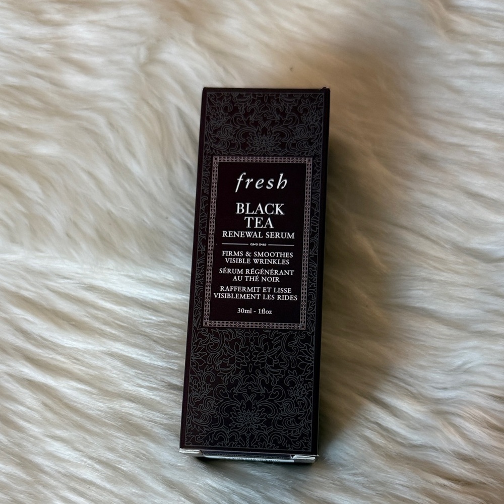 Fresh Black Tea Renewal Serum Dark Packaging Clinically Proven New